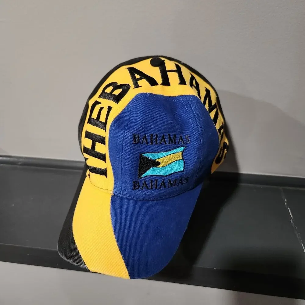 VTG 90s The Bahamas Island Dreams Adjustable‎ Strapback Hat Cap OSFA